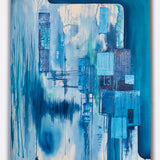 blue lagoon, 2023. 36" x 48".