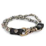 Pyrite Stone & Leather Choker - JAKIMAC
 - 4