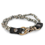 Pyrite Stone & Leather Choker - JAKIMAC
 - 4