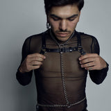 FREDDIE Unisex Silver Body Chain