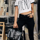 fiend cropped tee.