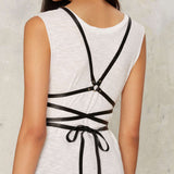 Infinity Leather Body Wrap Harness