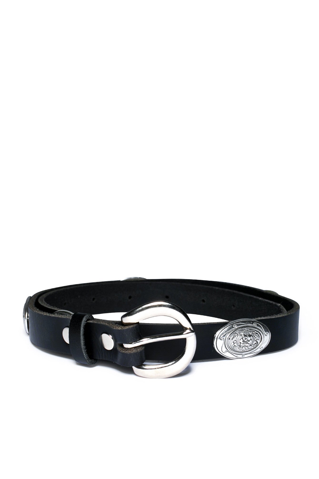 Concho Leather Waist Belt - JAKIMAC
