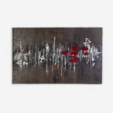 friction in the wave, 2020. 30" x 60".