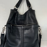 slouch leather bag.