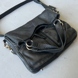 slouch leather bag.