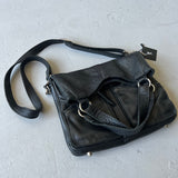slouch leather bag.
