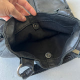 slouch leather bag.
