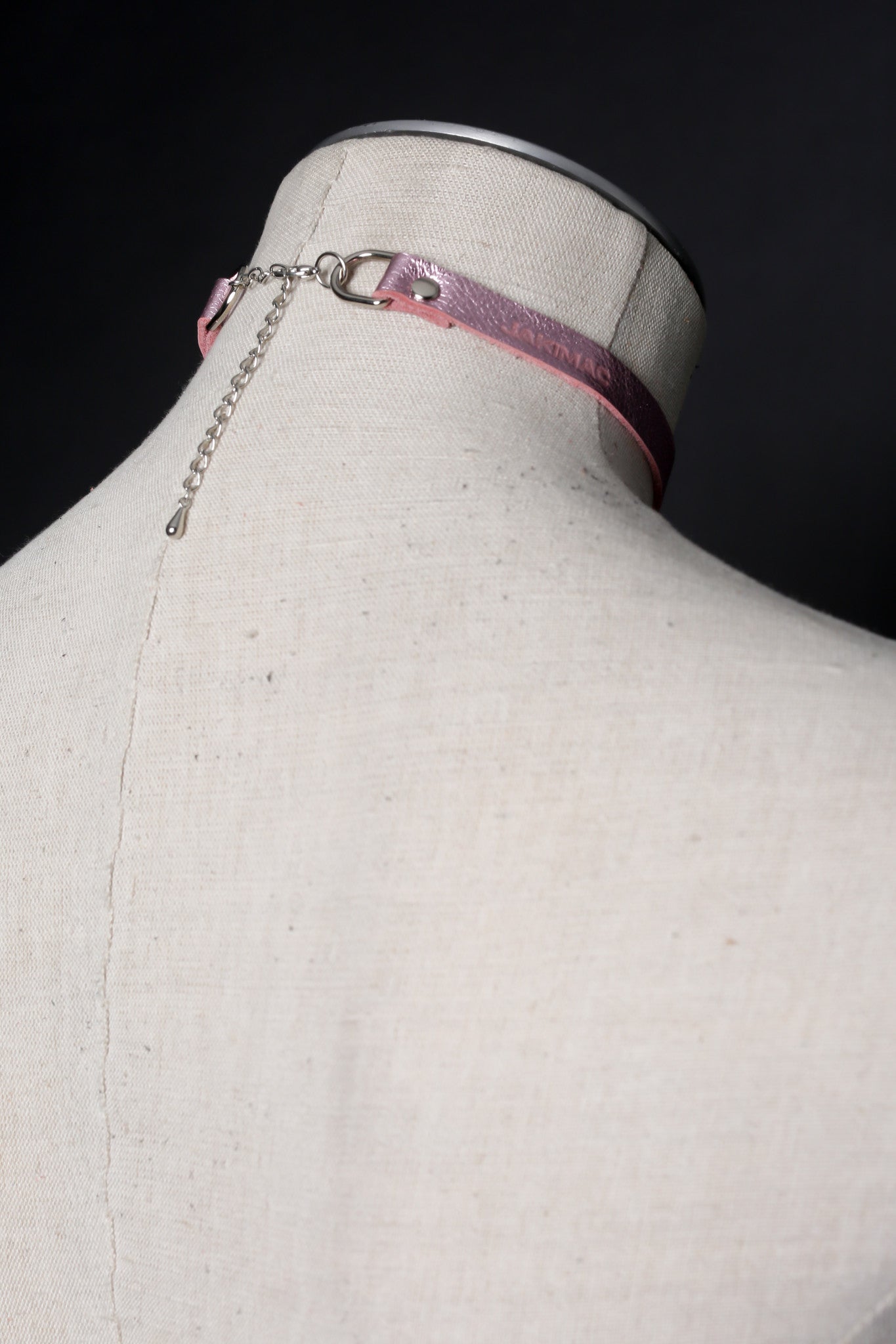BILLIE Leather Choker - JAKIMAC
 - 2