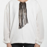 Warrior Leather Fringe Necklace