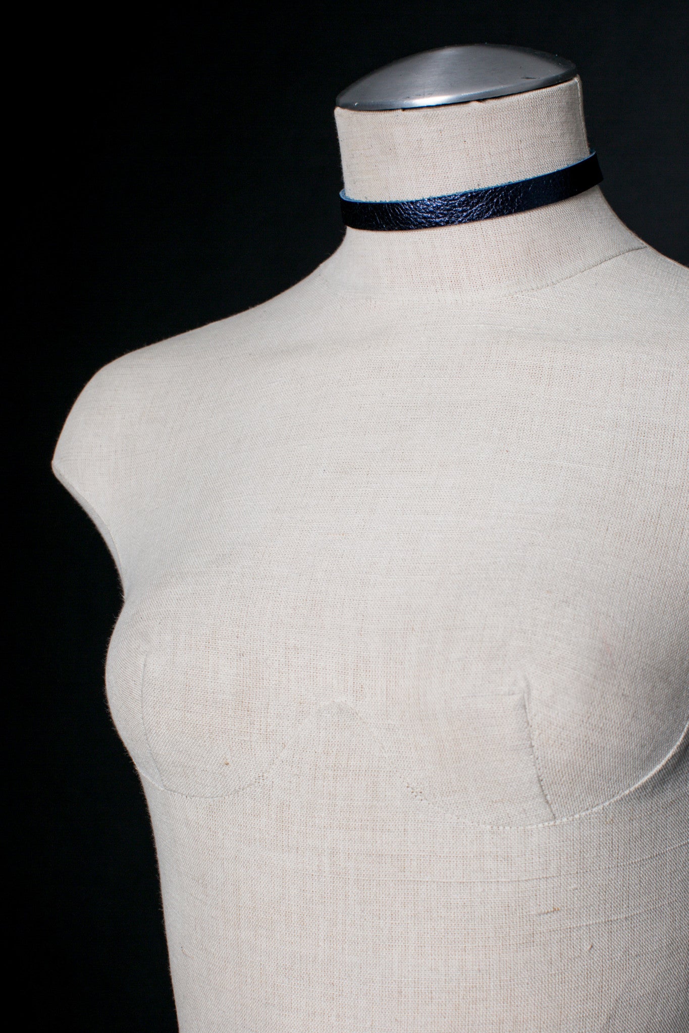 BILLIE Leather Choker - JAKIMAC
 - 3