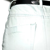 concho leather waist belt.
