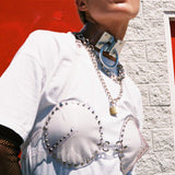 Die Another Day PVC Studded Cone Bra