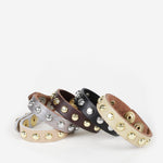 Sheena Studded Leather Bracelet - JAKIMAC
 - 2