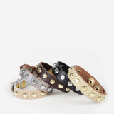 Sheena Studded Leather Bracelet - JAKIMAC
 - 2