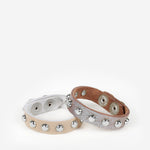 Sheena Studded Leather Bracelet - JAKIMAC
 - 3