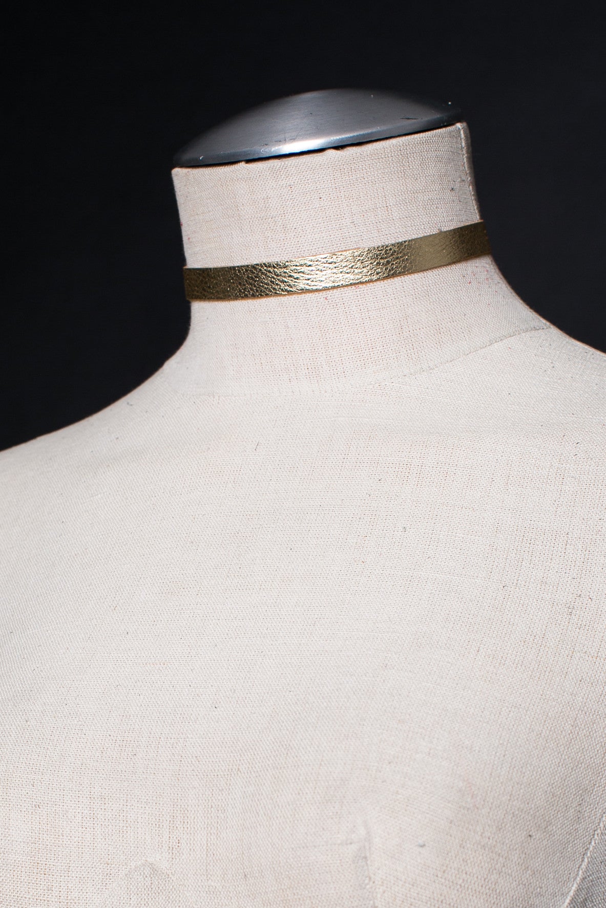 BILLIE Leather Choker - JAKIMAC
 - 4