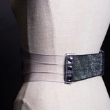 COVET Corset Eyehook Belt - VEGAN PVC
