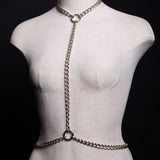 FREDDIE Unisex Silver Body Chain
