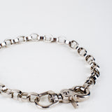 heavy metal bulky chain clasp necklace.