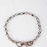 heavy metal bulky chain clasp necklace.