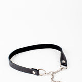 BILLIE Slim Leather Strip Choker