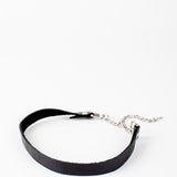 BILLIE Slim Leather Strip Choker