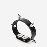 Sid Studded Leather Bracelet - JAKIMAC
 - 1