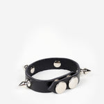 Sid Studded Leather Bracelet - JAKIMAC
 - 2