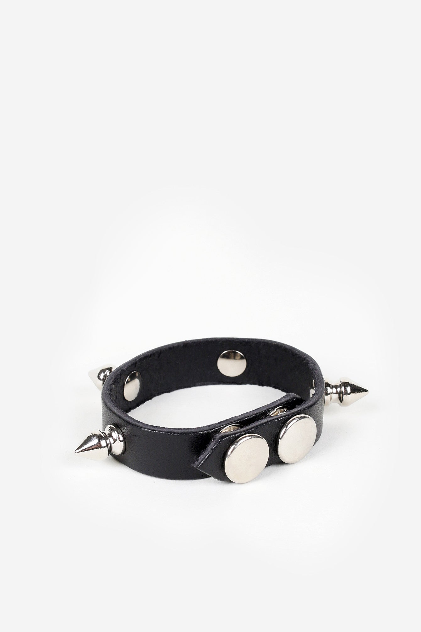 Sid Studded Leather Bracelet - JAKIMAC
 - 2