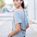 Simple Drape Harness in Tan/Brass - JAKIMAC
 - 2
