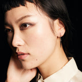 mini spike earrings.