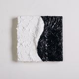 yin yang, 2021.  10"x10".