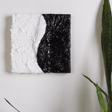 yin yang, 2021.  10"x10".