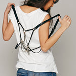 Dreamer Pyrite Draped Harness - JAKIMAC