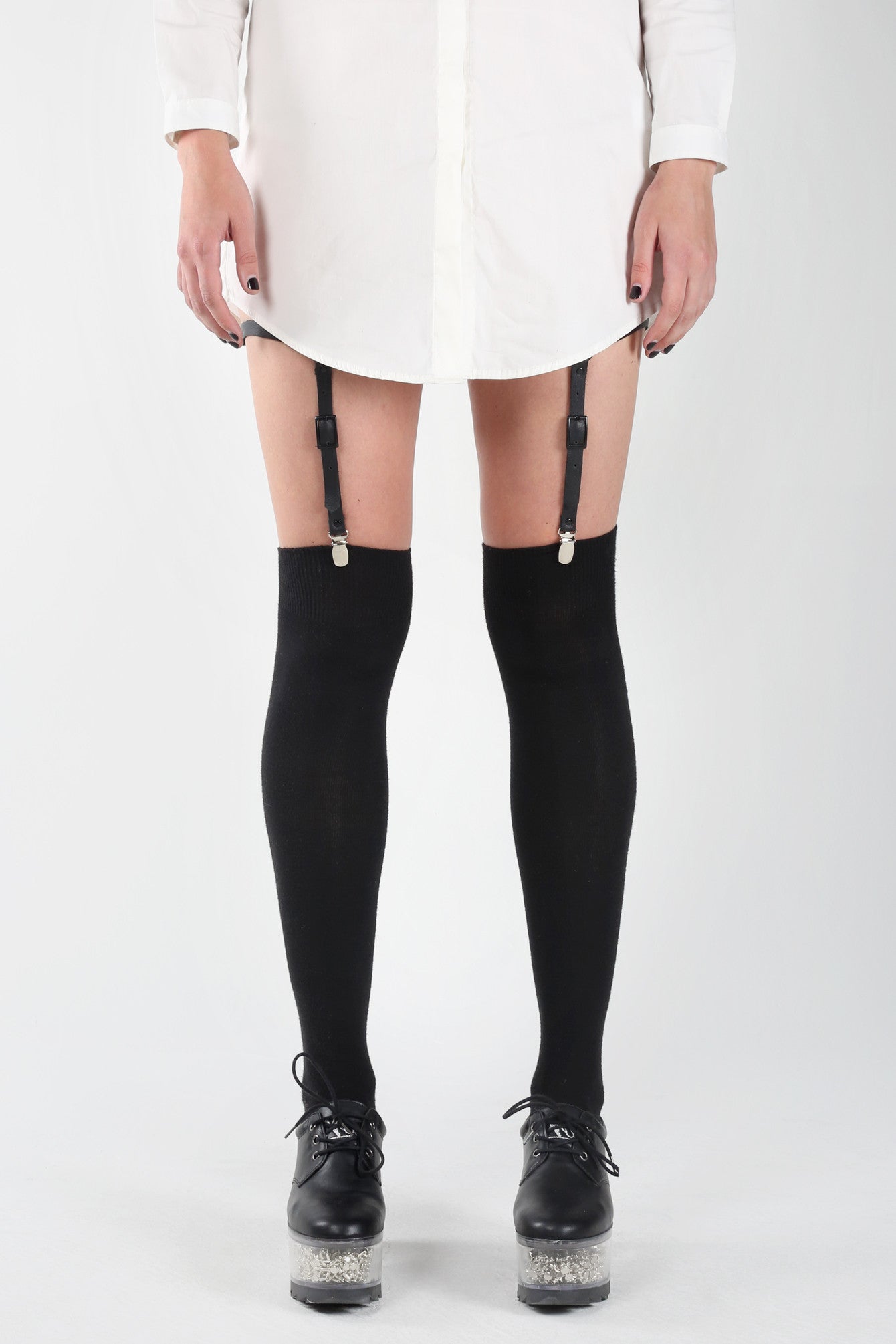 LEAH Leather Garter Set - JAKIMAC
 - 2