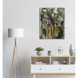 from the heart. ready to hang canvas print.