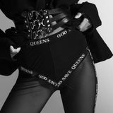 covet corset eyehook belt.